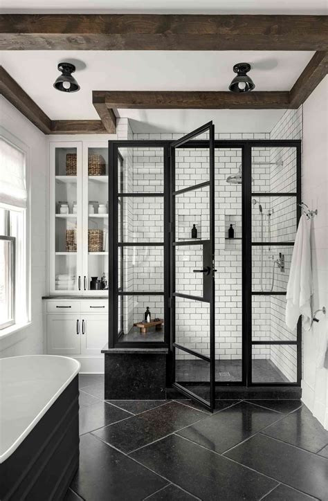 26 Black Floor Bathrooms That Are Sleek and Timeless