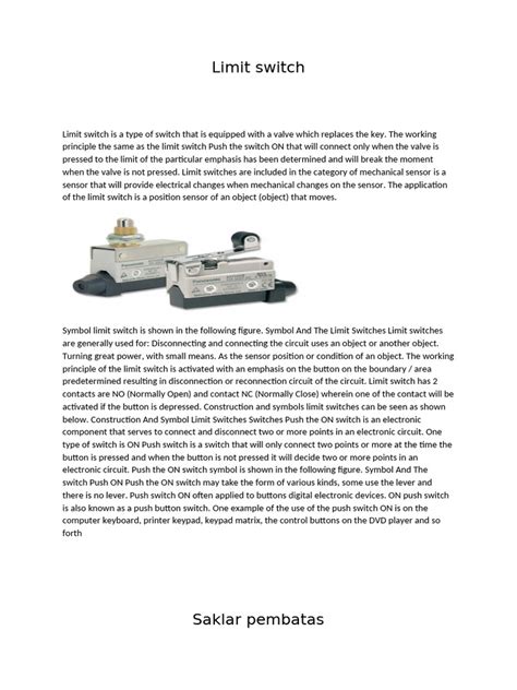 Image result for Testing Limit Switch