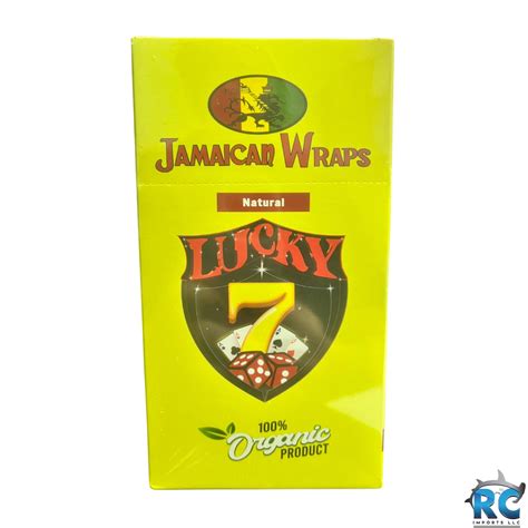 JAMAICAN WRAPS ORGANIC NATURAL LUCKY 7 – RC Imports - imports of jamaica