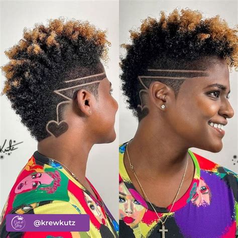 Mohawk Hairstyles For Black Women With Short Hair