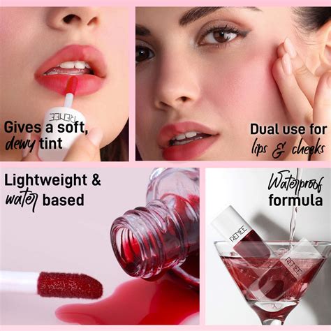 RENEE Tip Tip Water Tint, Stain For Lip & cheeks, Hydrating, Long ...