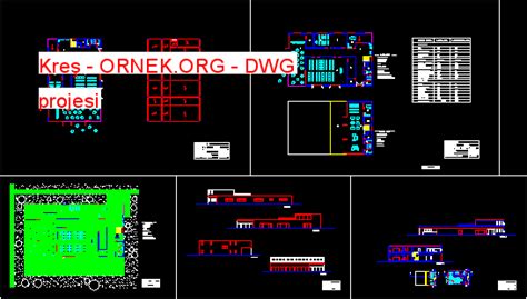 Kreş dwg projesi - Autocad Projeler