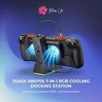 Promo JSAUX HB0705 7 in 1 RGB Cooling Docking Station, For Steam Deck ...