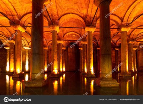 Basilica Cistern Turkish Yerebatan Saray Sunken Palace Yerebatan Sarnc ...