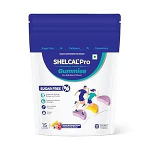 Shelcal Pro Sugar Free Calcium Gummies | Ca and Vit D3 essential for ...