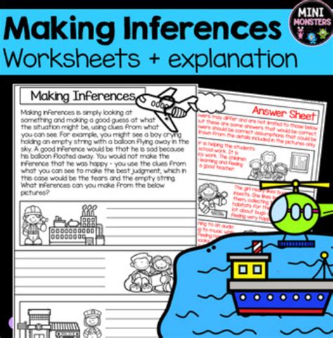 Image result for Reading Worksheets Infer