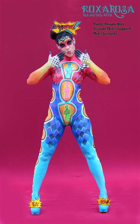 World Bodypaint Festival - Pop Art Made by RoxaRosa | Body art painting ...