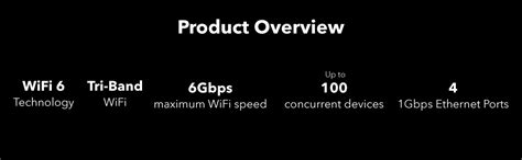 Netgear Orbi Whole Home Tri-Band Mesh WiFi 6 Add-on Satellite (RBS860 ...