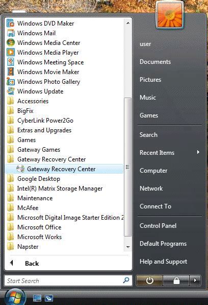 Gateway Computer Recovery 的图像结果