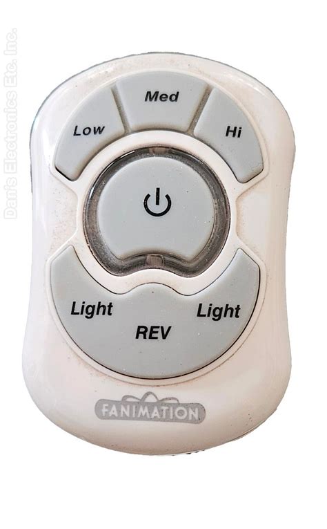 Fanimation Ceiling Fan Remote Control 的图像结果