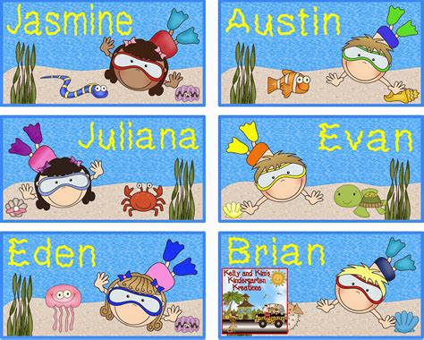 Cubby Name Tags Printable