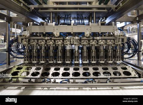 Automatic food packing machine Stock Photo - Alamy