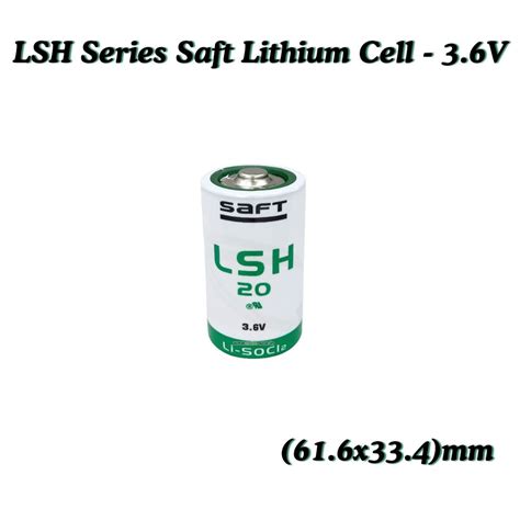 3.6V LS & LSH Series Saft Lithium Cell