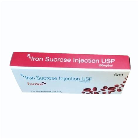 Iron Sucrose Injection Usp - 5ml Feritas Iron Sucrose Injection USP ...
