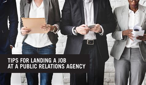 Tips For Landing a Job at a Public Relations Agency - Midas PR
