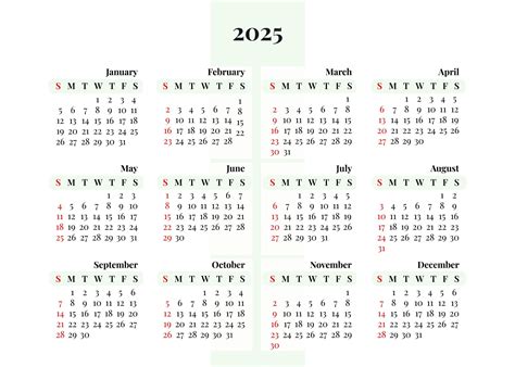 Semana de ilustración vectorial del año calendario 2025 comienza el ...