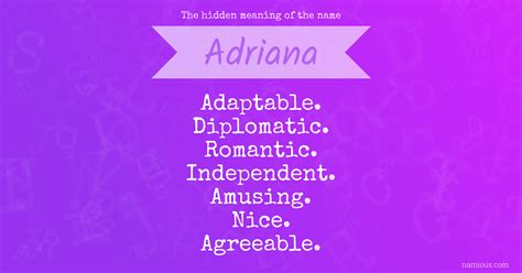 Adriana Name