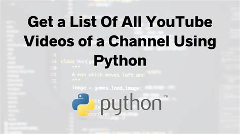 Image result for Python YouTube-Channel