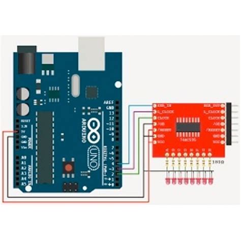 74HC595 Shift Register Breakout Board Module buy online at Best Price ...