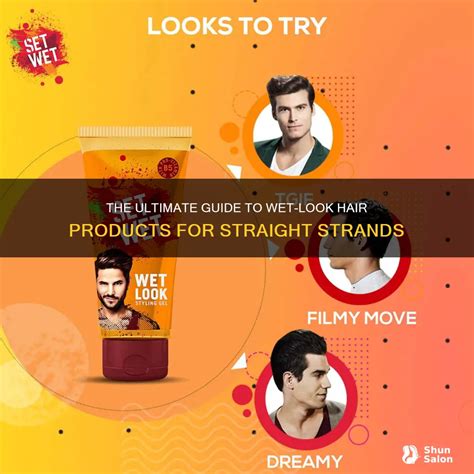 The Ultimate Guide To Wet-Look Hair Products For Straight Strands ...