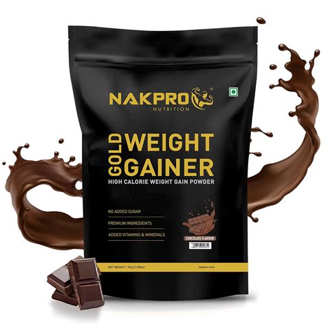 NAKPRO GOLD Weight Gainer High Carbs & High Calorie Powder