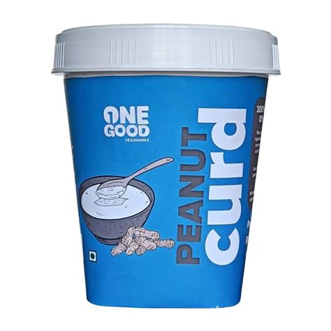 ONE GOOD Curd - 500 G | Peanut Flavour | 100% vegan | Protein-rich ...