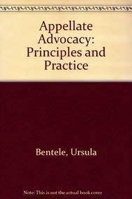 Buy Appellate Advocacy: Principles And Practice Book Online at Low ...
