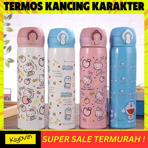 Jual TERMOS ANAK AIR PANAS DINGIN KANCING KARAKTER 500ML - Jakarta ...