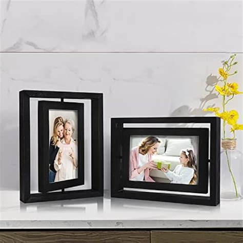 Egofine 2 Pack 4x6 Rotating Floating Picture India | Ubuy