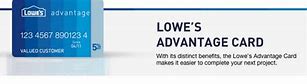 Image result for My Lowe's Card
