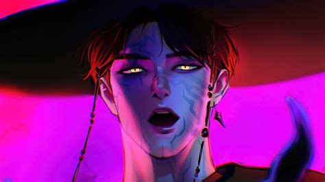 6455f | Jinu, Kpop Demon Hunters, 4K Wallpaper 4K PC