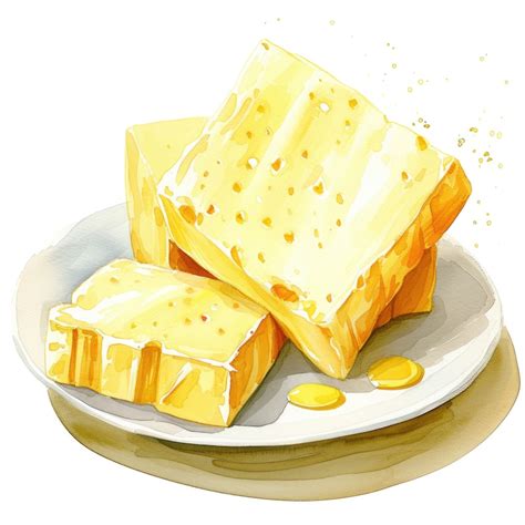 Butter Clipart, Watercolor Clipart, Peanut Butter, Butter Clip Art ...