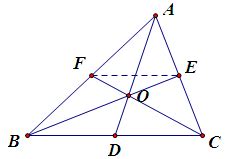 为什么重心是三条中线的三等分点,到顶点距离为到对边中点距离的2倍？请给予证明Please~_百度知道