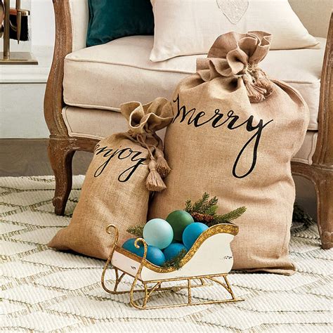 Burlap Gift Bags | Ballard Designs