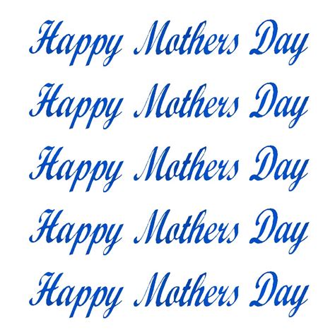Comet Busters Blue Happy Mothers Day Stickers for Gifts, Envelopes,Gift ...