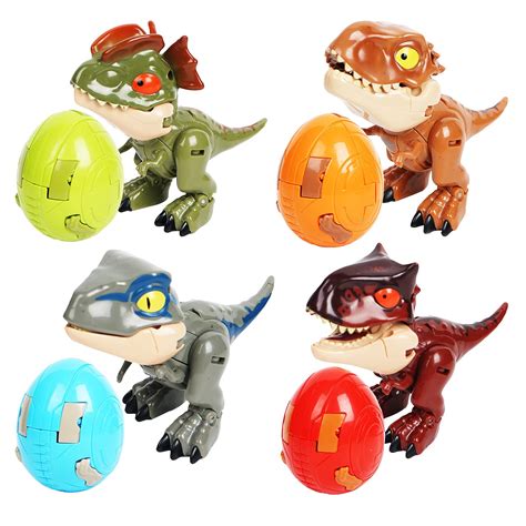 Qlt Dinosaur Toys For Kids 3 5 And 4pcs Transformed | Desertcart INDIA