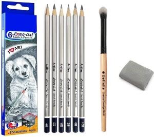 Flipkart.com | Definite Artline 6pc Drawing/Sketching Pencil + Blending ...
