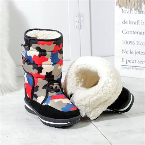 Bright Camouflage Women Winter / Snow Boots - Little Surprise Box