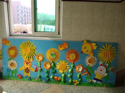 幼儿园教室墙面布置设计图-家居美图_装一网装修效果图