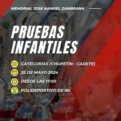 Pruebas infantiles 2024 | Marea Roja Ibi - Memorial JM Zambrana
