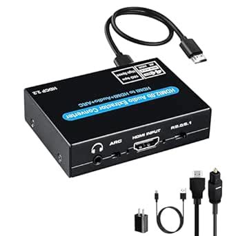 Ozvavzk 4K HDMI Audio Extractor Converter - HDMI to SPDIF (Optical ...