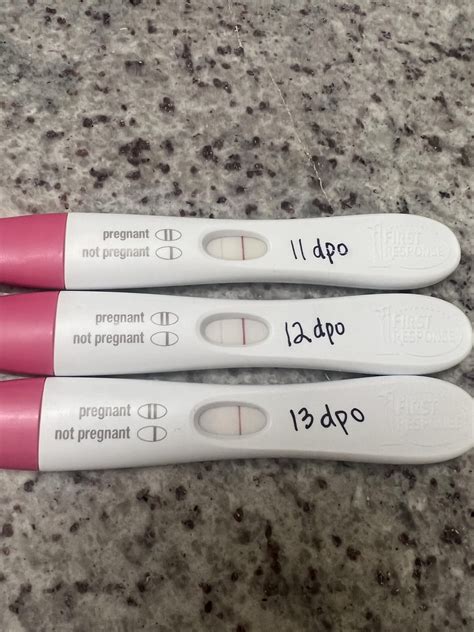 At 13 Dpo Pregnancy Test Pictures Can't See The Progression Between