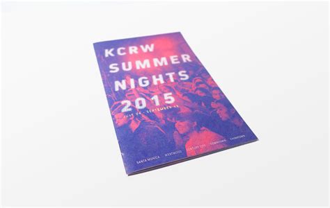 KCRW Summer Nights Campaign on Behance