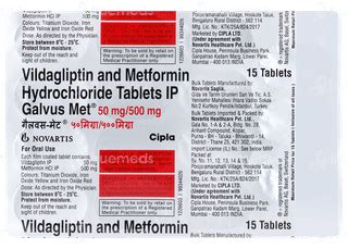 Galvus Met 50mg/500mg Tablet: Uses, Side Effects, Price & Substitutes