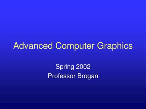 Image result for Advanced Computer Graphics