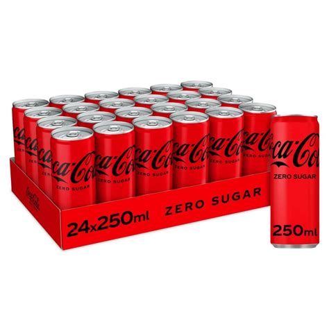 COCA COLA ZERO SUGAR BOX 24 CAN 250 ml - Canggu Sky Bali