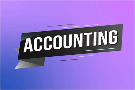 Accounting word concept vector illustration with lines 3d style for ...