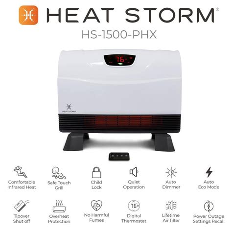 Phoenix Floor to Wall Unit 1,500-Watt Infrared | Ubuy India