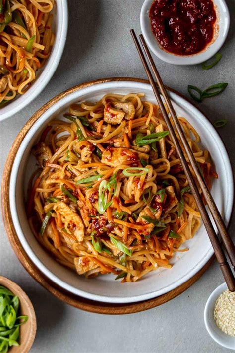 Spicy Pork Noodles - Stephanie Kay Nutrition