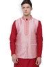 Buy Pale Pink 3-Piece Ethnic Suit for Men by SVANIK Online | Ajio.com